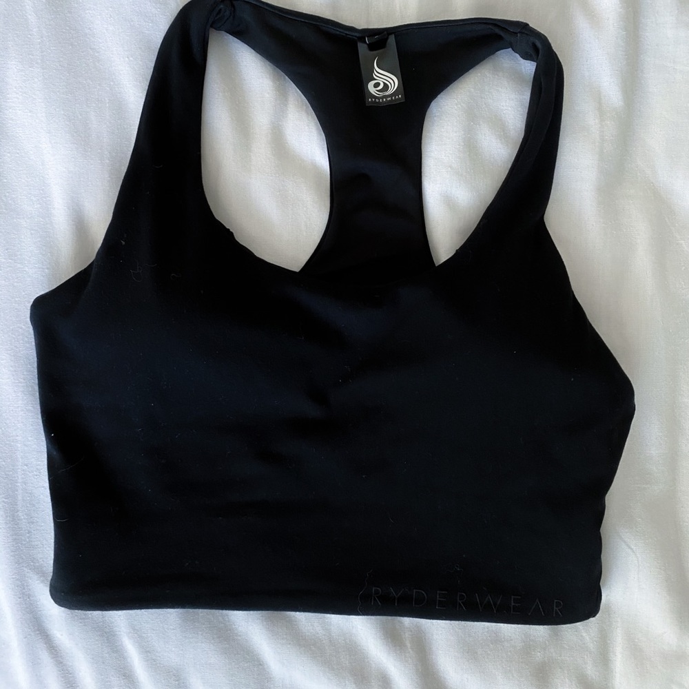 Ryderwear NKD black sports bra small